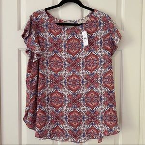 BRAND NEW Patterned Blouse